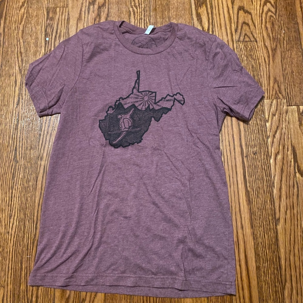 West Virginia Skiing shirt